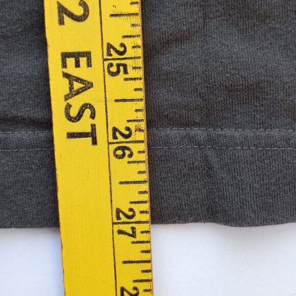 Eddie Bauer Legend Wash T-shirt men's size L green long sleeve button up neck - Picture 12 of 12